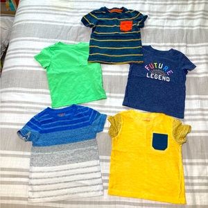 Boys 18 month Cat & Jack shirt bundle Toddler lot Tee Shirts Target Old Navy Gap
